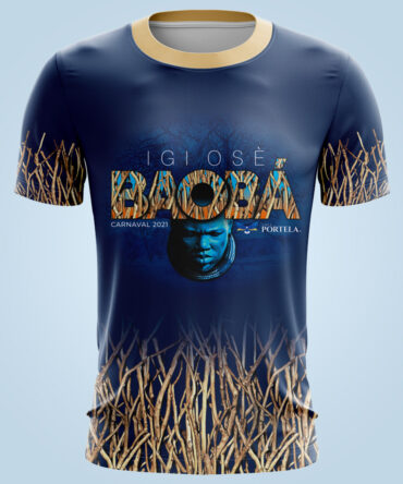 Camiseta Masculina Enredo 2021/2022<br>Azul Escuro