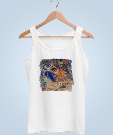 Camiseta Regata Acinturada - Um defeito de cor