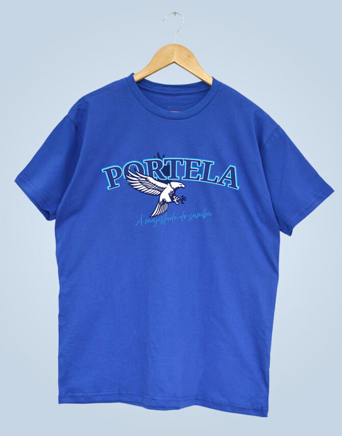 Camiseta Reta Azul<br>Majestade do samba